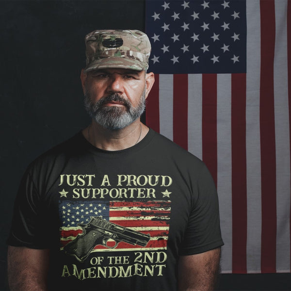 Just A Proud Supporter Of The 2nd Amendment - Tshirt