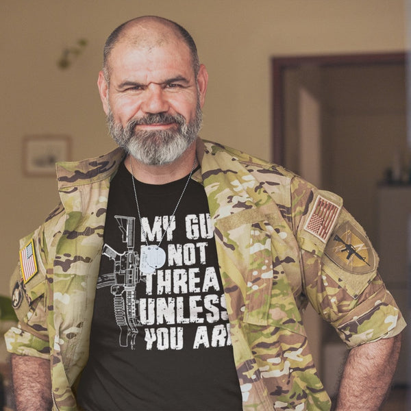My Gun Is Not A Threat Unless You Are - Tshirt