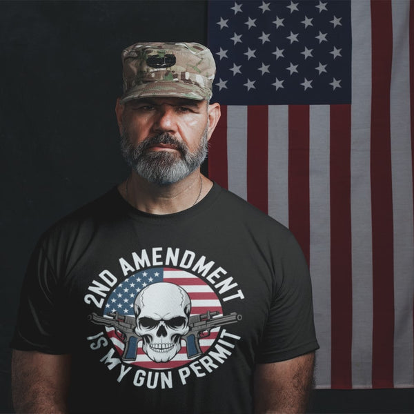 The 2nd Amendment Is My Gun Permit - Tshirt