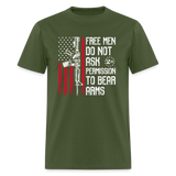 Free Men Do Not Ask Permission - Tshirt - military green