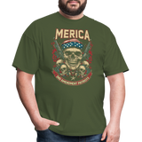 America 2nd Amendment Patriots - Tshirt - military green