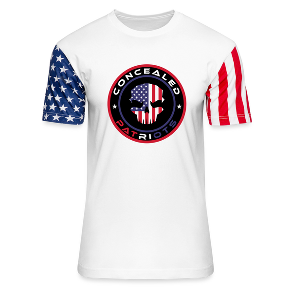 Concealed Patriots - Stars & Stripes T-Shirt - white