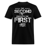 The Second  Protects The First - Tshirt - black