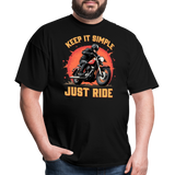 Keep It Simple Just Ride - Tshirt - black