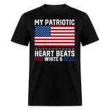 My Patriotic Heart - Tshirt - black