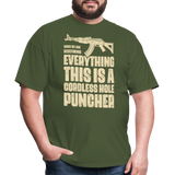 Since We Are Redefining Everything Cordless Hole Puncher - Tshirt - military green