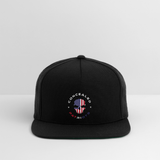 Concealed Patriots - Snapback Flatbill Cap - black