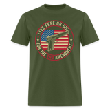 Live Free Or Die For The 2nd Amendment - Tshirt - military green