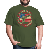 Live Free Or Die For The 2nd Amendment - Tshirt - military green