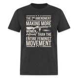 The 2nd Amendment Making More Women Equal - Tshirt - heather black