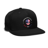 Concealed Patriots - Snapback Flatbill Cap - black