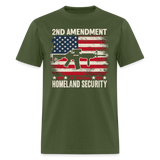 2nd Amendment The Original Homeland Security - Tshirt - military green