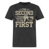 The Second Protects The First - Tshirt - heather black