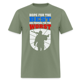 Hope For The Best - Tshirt - military green