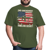 2nd Amendment The Original Homeland Security - Tshirt - military green