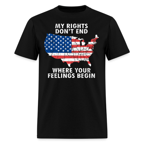 My Rights Do Not End - Tshirt - black