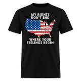 My Rights Do Not End - Tshirt - black