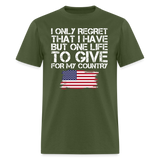 I Only Regret - Tshirt - military green