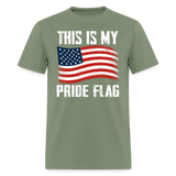 This Is My Pride Flag - Tshirt - military green