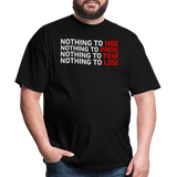 Nothing To Hide - Tshirt - black