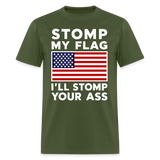 Stomp My Flag - Tshirt - military green