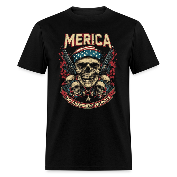 America 2nd Amendment Patriots - Tshirt - black