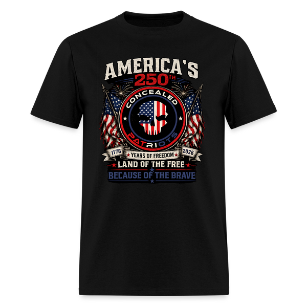 America's 250th  - Concealed Patriots - black