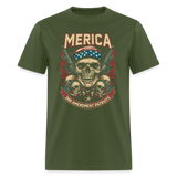 America 2nd Amendment Patriots - Tshirt - military green