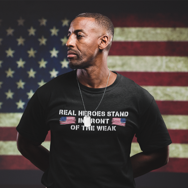 Real Heroes Stand - Tshirt