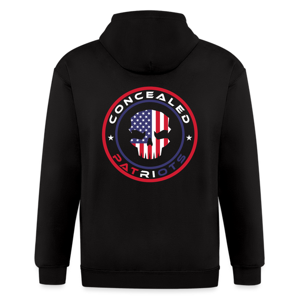 Concealed Patriots -  Zip Hoodie - black