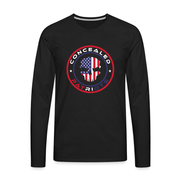 Concealed Patriots Long Sleeve T-Shirt - black