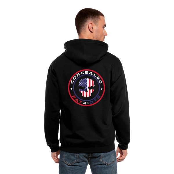 Concealed Patriots - Men's Zip Hoodie - black